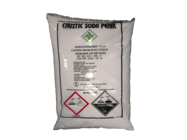 Caustic Soda Light, Pearls, Solid